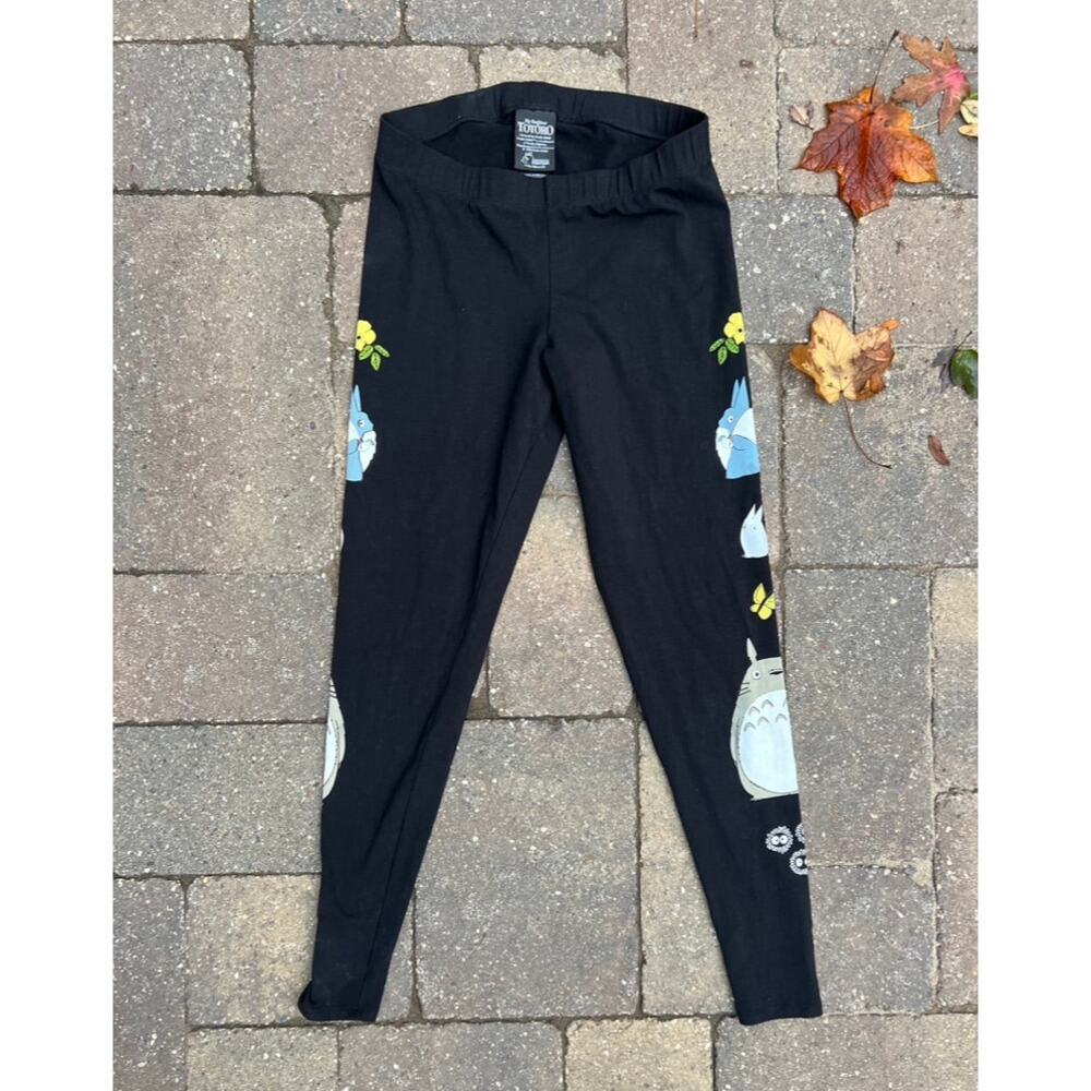 My Neighbor Tortoro black tights girls size M